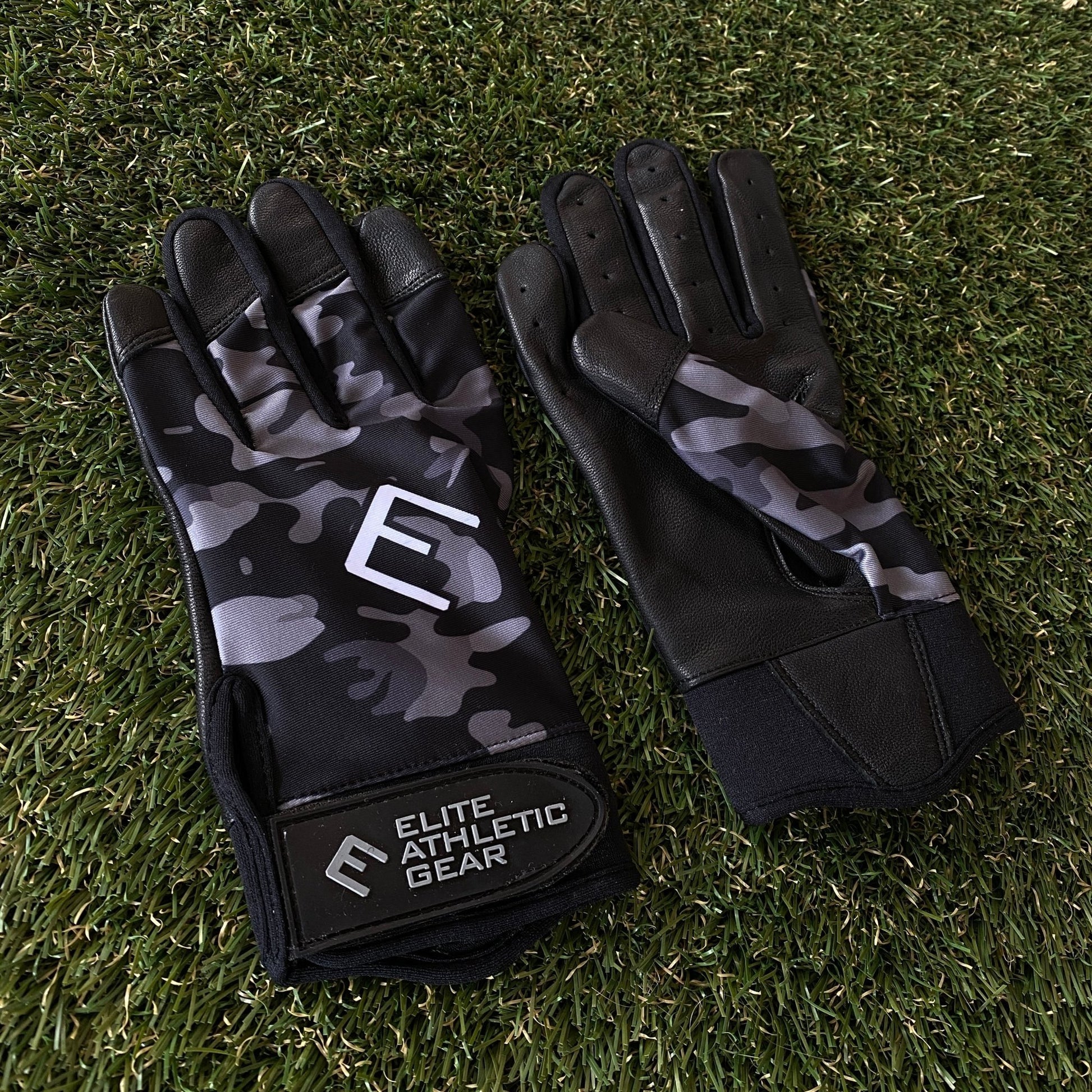 Blackout Camo Batting Gloves - Maximum Velocity Sports