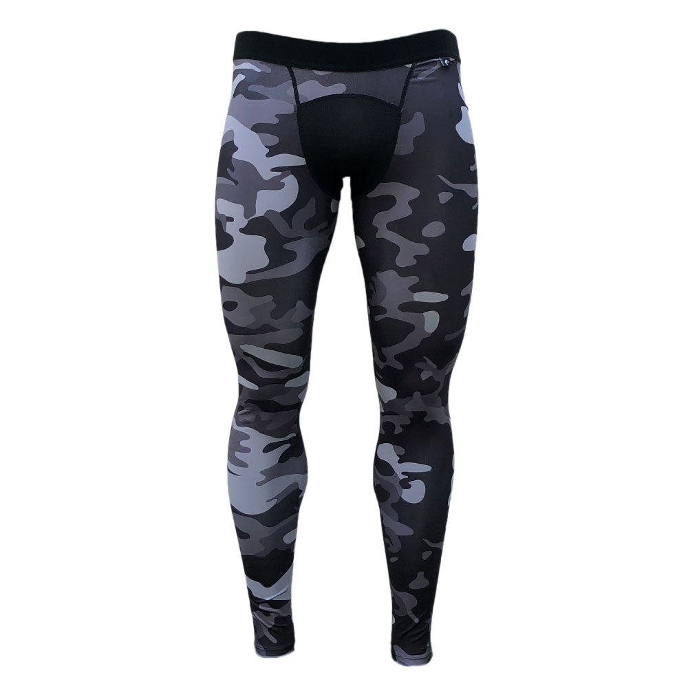 Blackout Camo Compression Tights - Maximum Velocity Sports