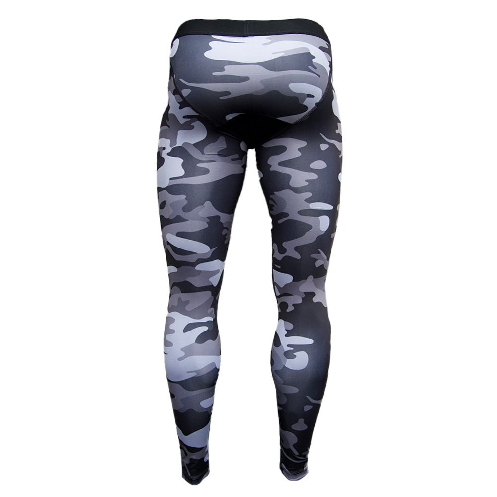 Blackout Camo Compression Tights - Maximum Velocity Sports