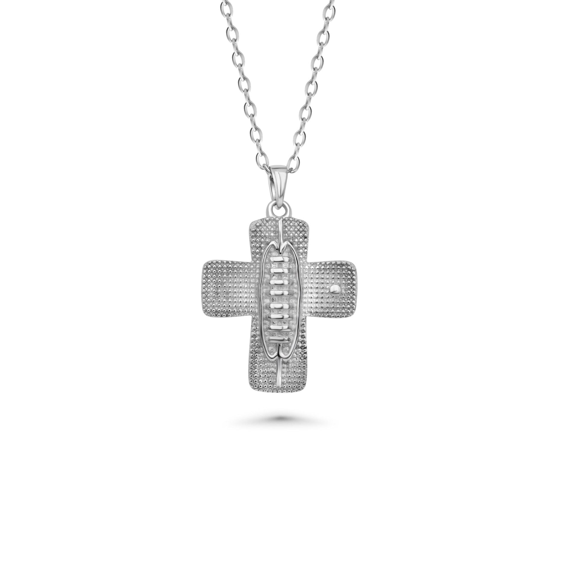 Blitz Football Cross Necklace - Maximum Velocity Sports