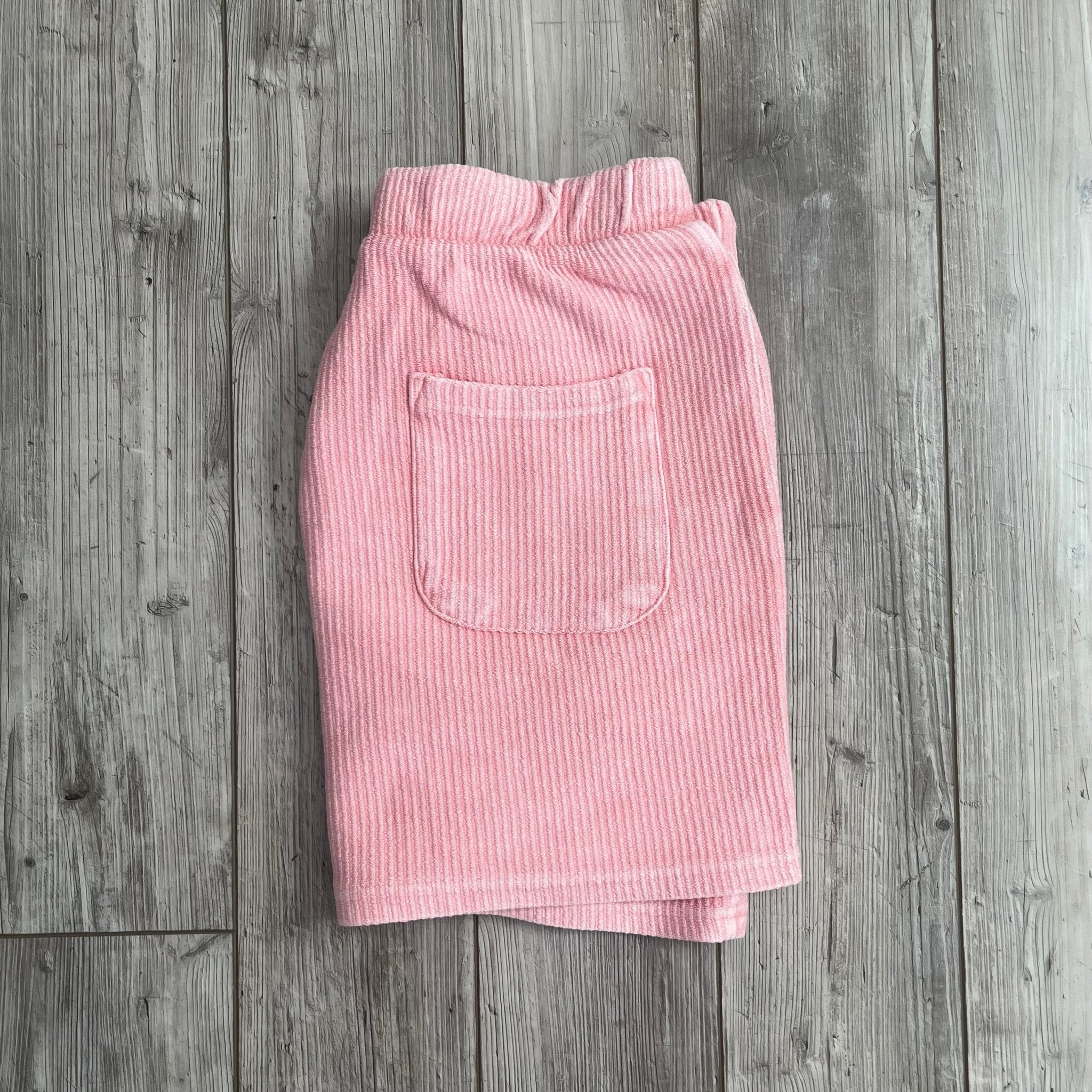 Blossom Pink Corded Shorts - Maximum Velocity Sports