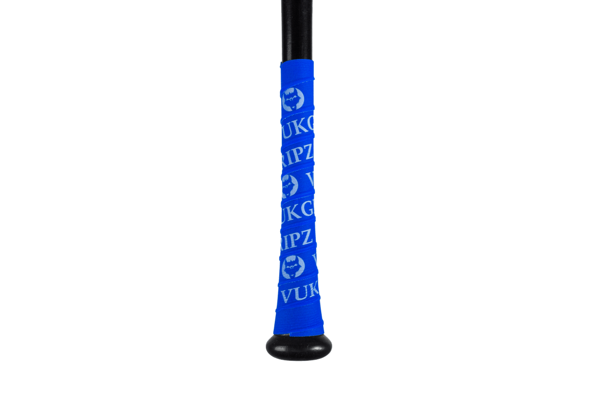 Blue Bat Grip Tape with White - Maximum Velocity Sports