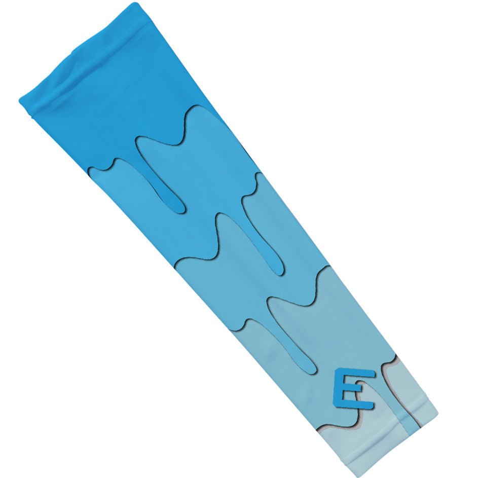 Blue Drippy Arm Sleeve - Maximum Velocity Sports