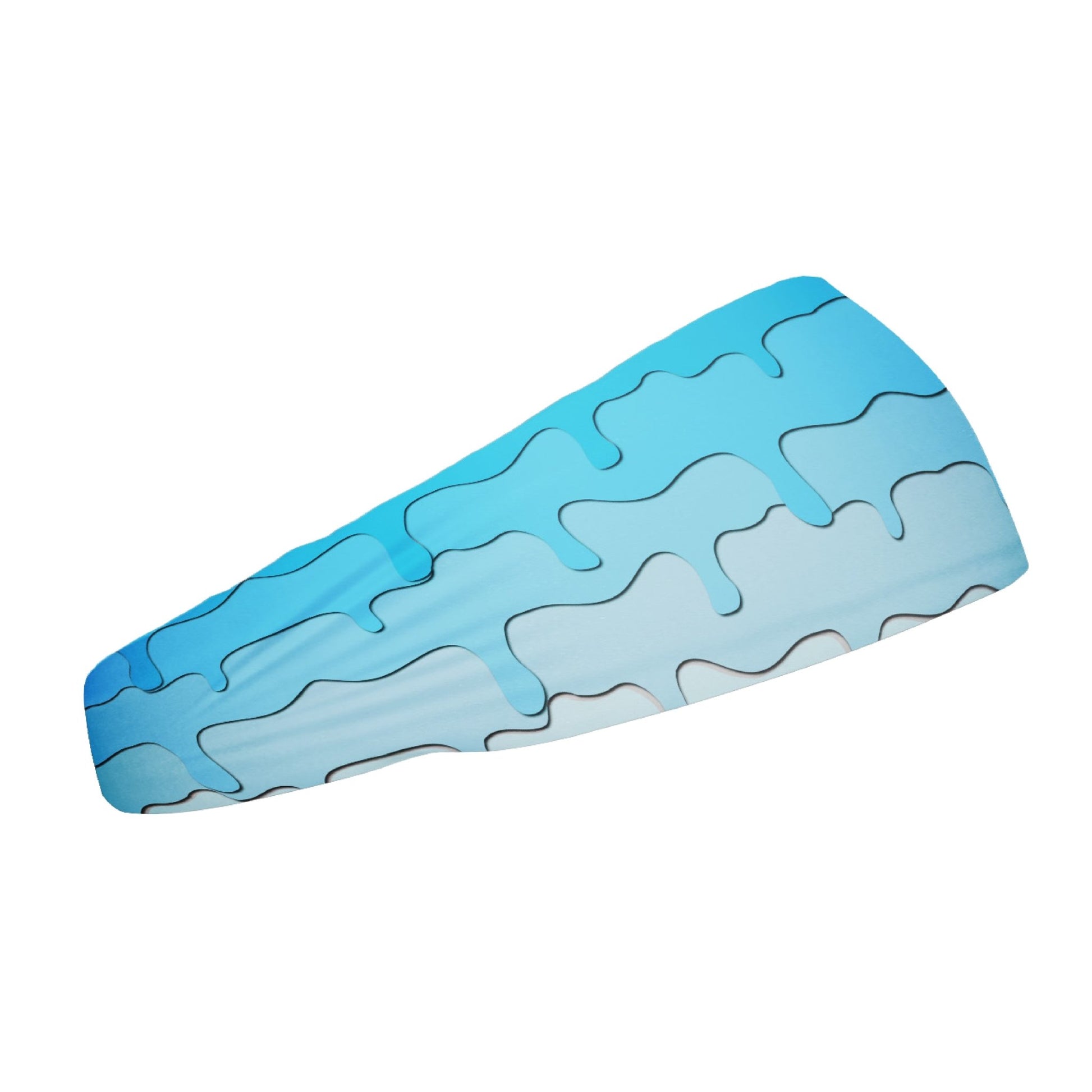 Blue Drippy Headband - Maximum Velocity Sports