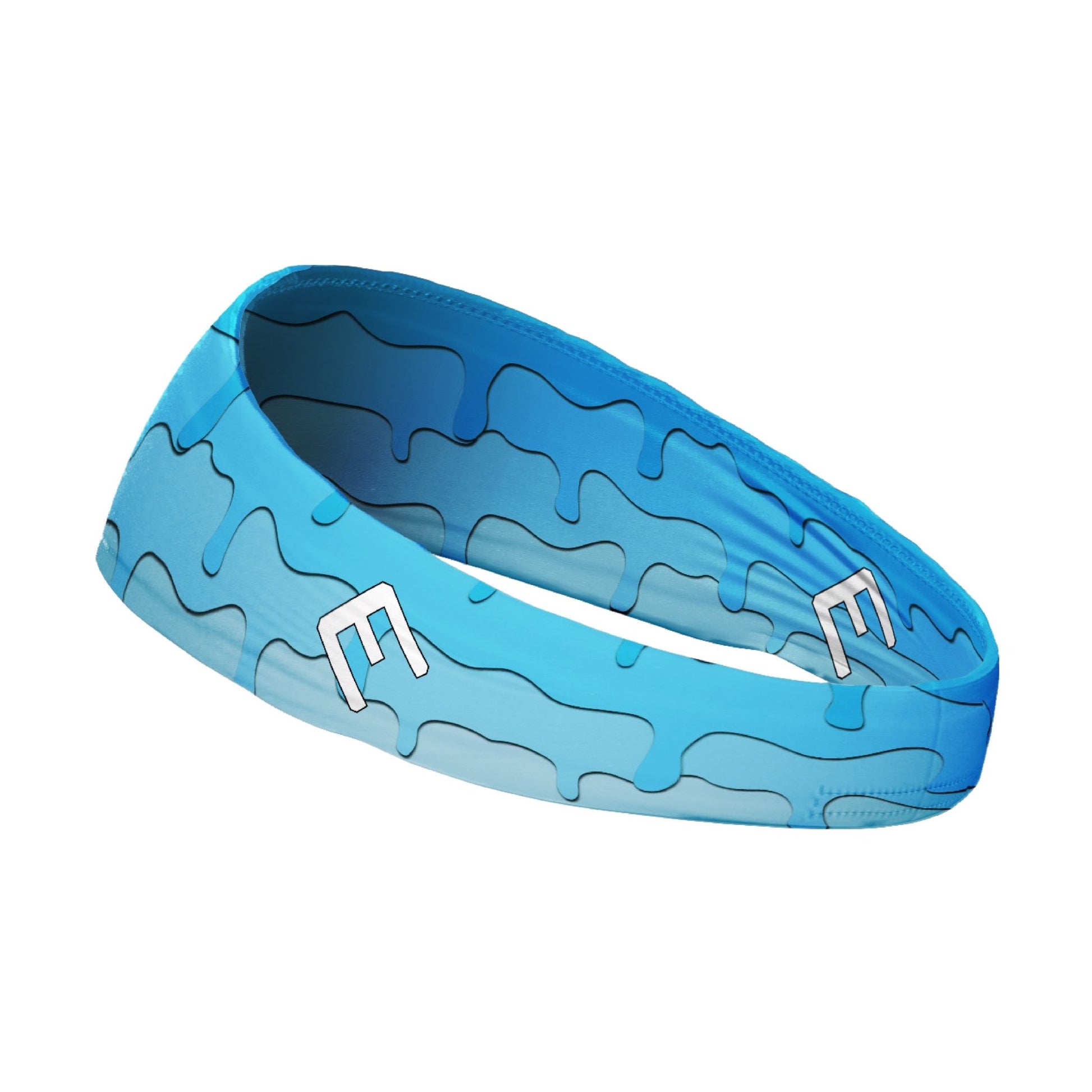 Blue Drippy Headband - Maximum Velocity Sports