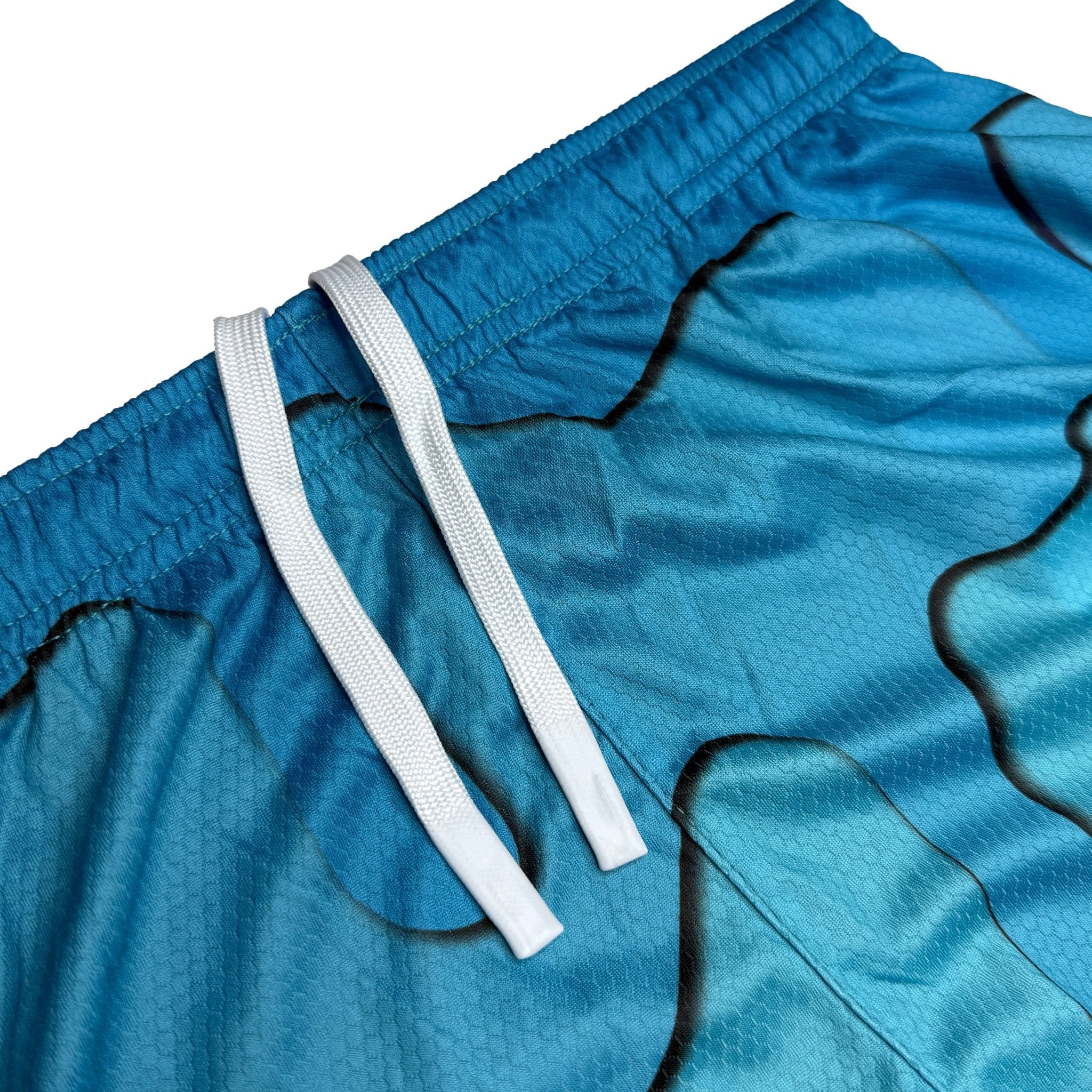 Blue Drippy Shorts - Maximum Velocity Sports