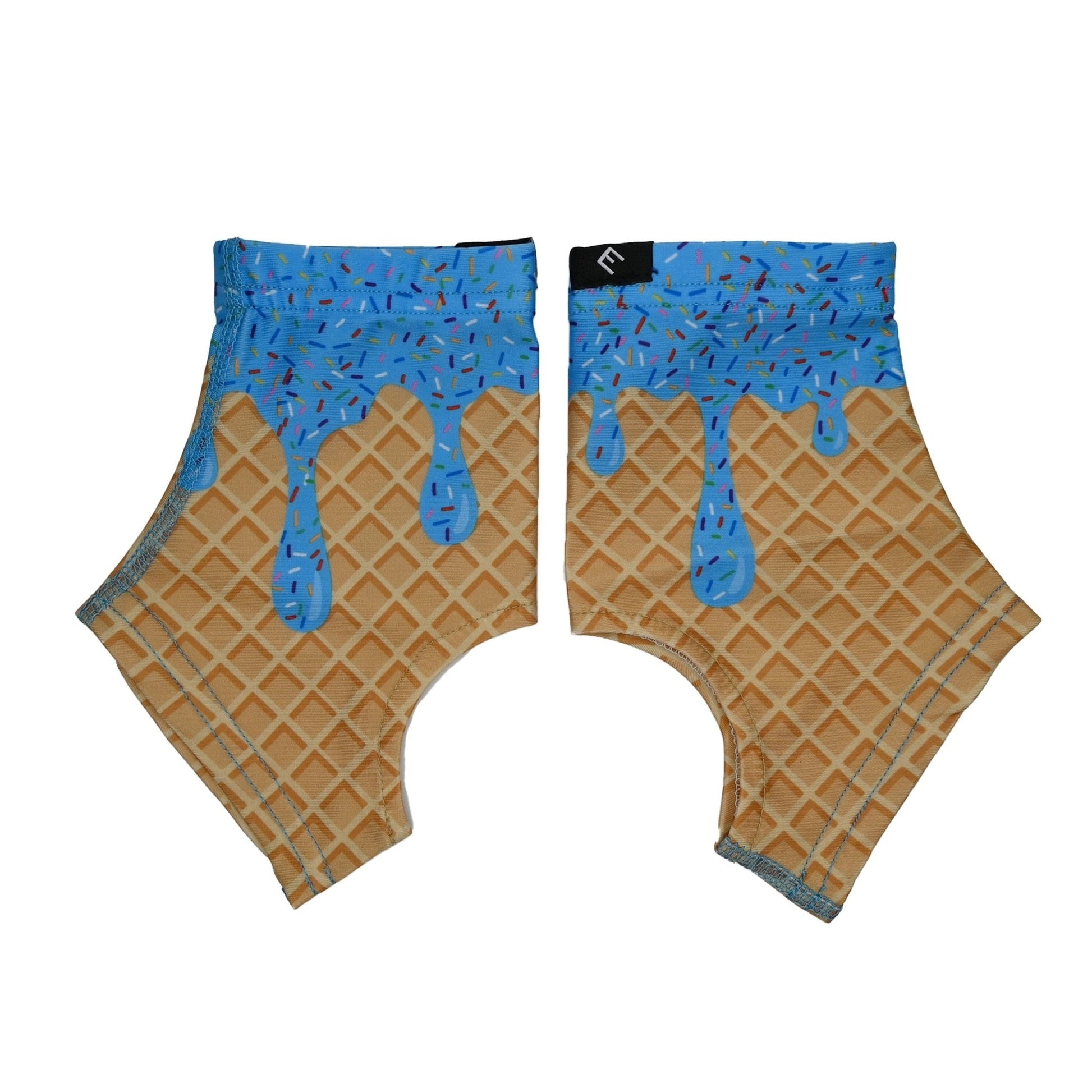 Blue Ice Cream Cleat Covers (Spats) - Maximum Velocity Sports