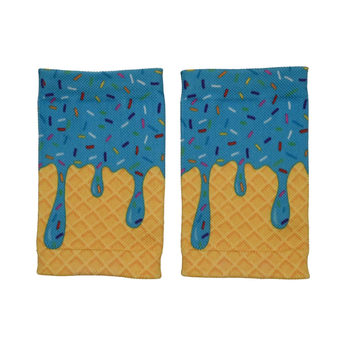 Blue Ice Cream Wrist Support Sleeves - Maximum Velocity Sports
