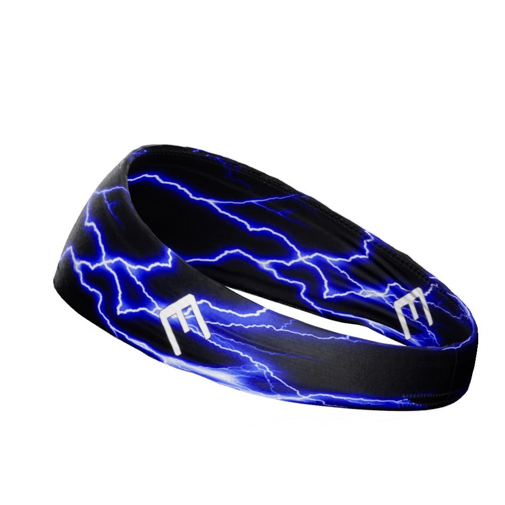 Blue Lightning Headband - Maximum Velocity Sports