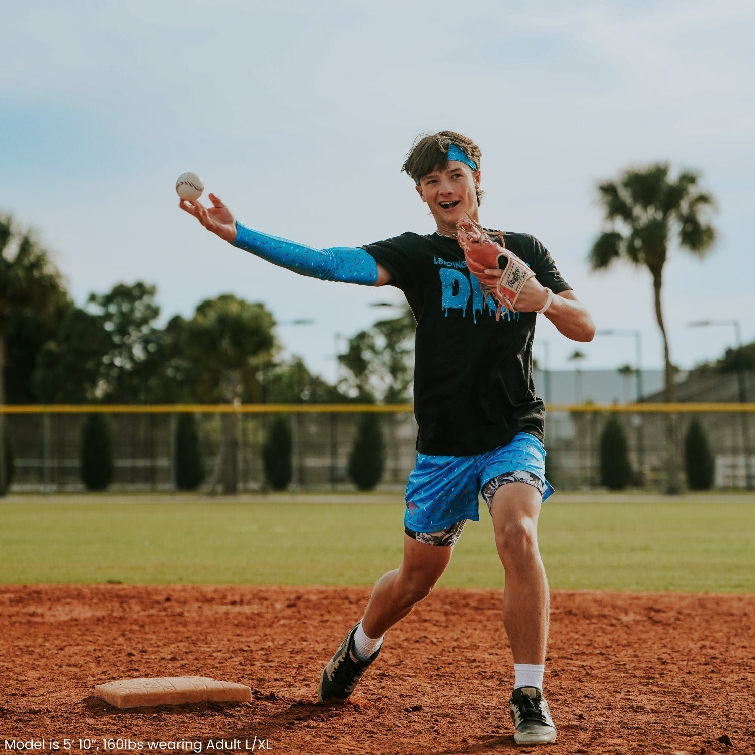 Blue Sprinkles Arm Sleeve - Maximum Velocity Sports