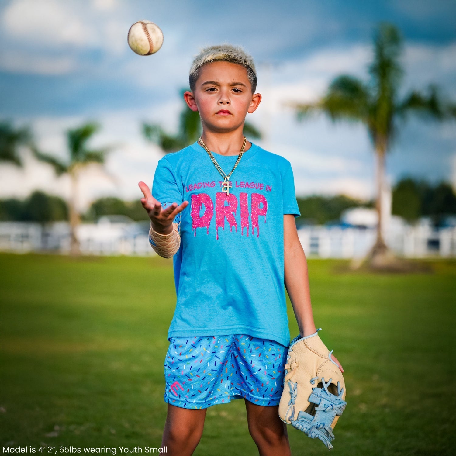 Blue Sprinkles Shorts - Maximum Velocity Sports
