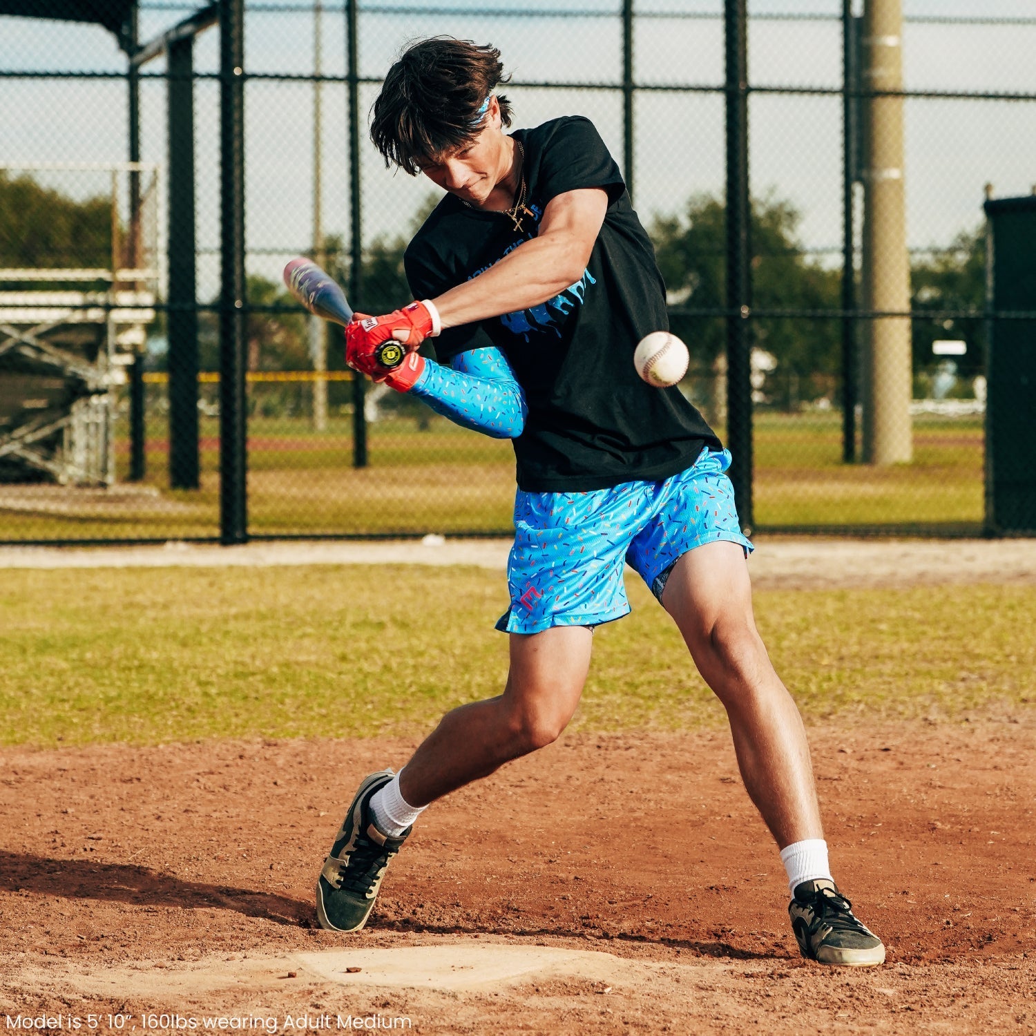 Blue Sprinkles Shorts - Maximum Velocity Sports