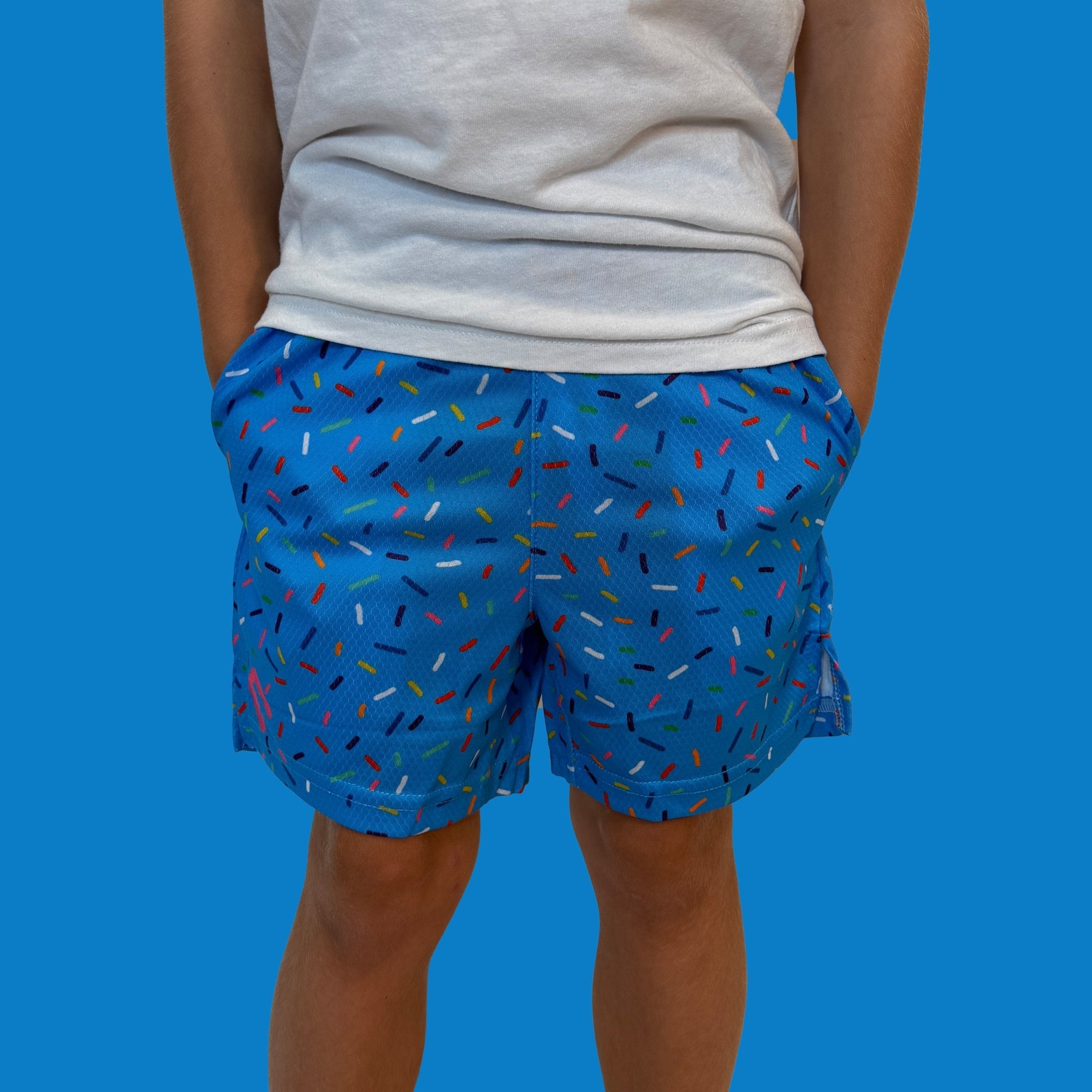 Blue Sprinkles Shorts - Maximum Velocity Sports