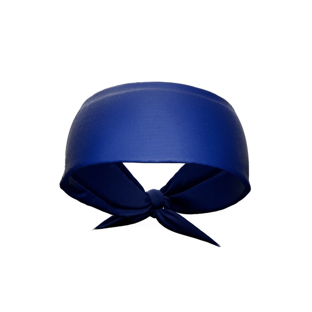 Blue Tie Headband - Maximum Velocity Sports