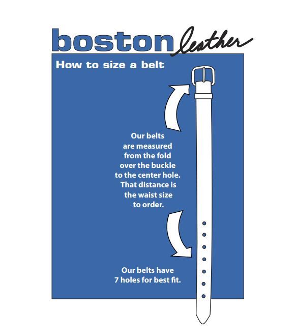 Boston Leather 1 3/4" Belt - Standard Leather (Belt runs small) - Maximum Velocity Sports