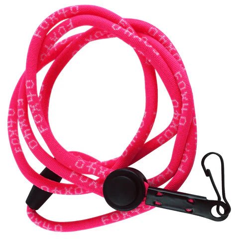 Break Away 18" Neck Whistle Lanyard - Pink - Maximum Velocity Sports