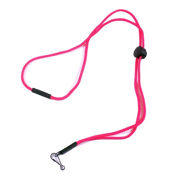Break Away 18" Neck Whistle Lanyard - Pink - Maximum Velocity Sports