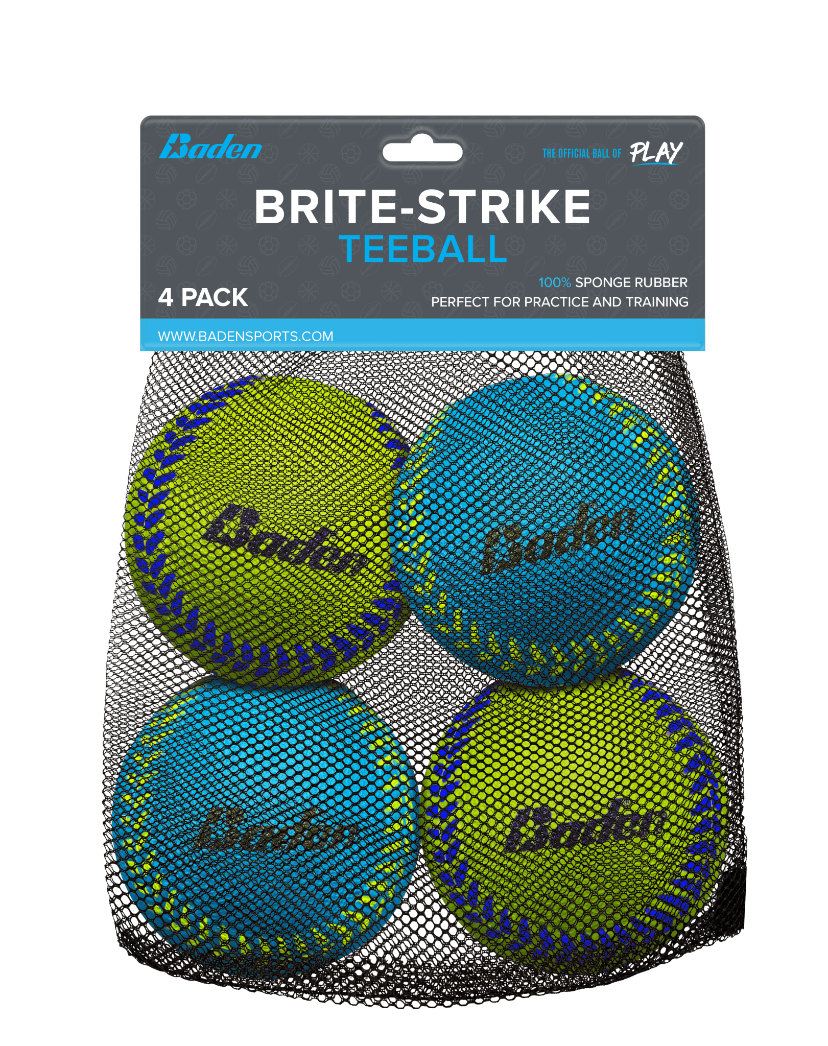 Brite Strike Baseball 6 Pack - Maximum Velocity Sports