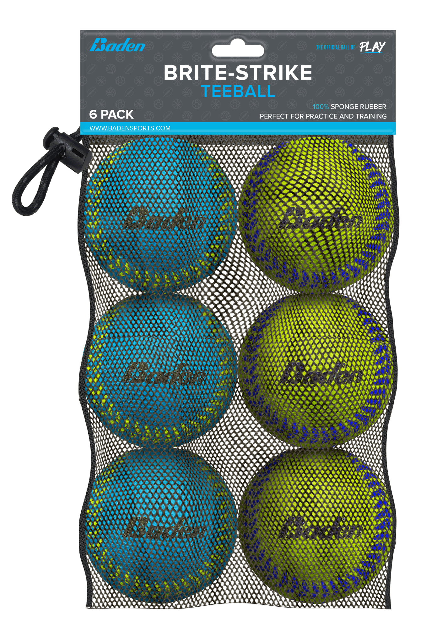 Brite Strike Baseball 6 Pack - Maximum Velocity Sports