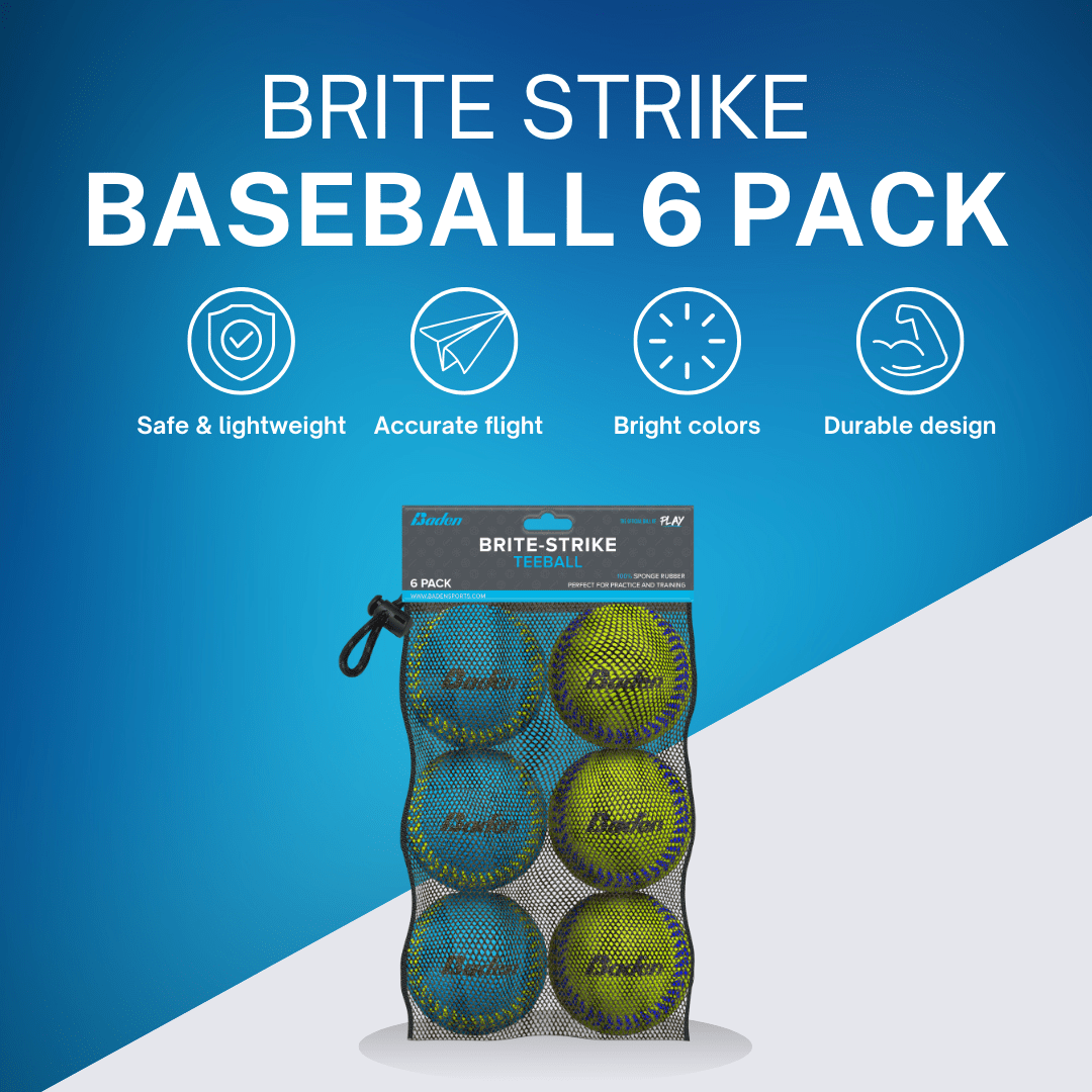 Brite Strike Baseball 6 Pack - Maximum Velocity Sports