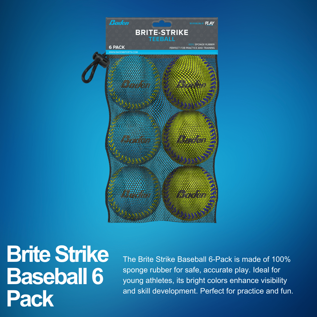 Brite Strike Baseball 6 Pack - Maximum Velocity Sports