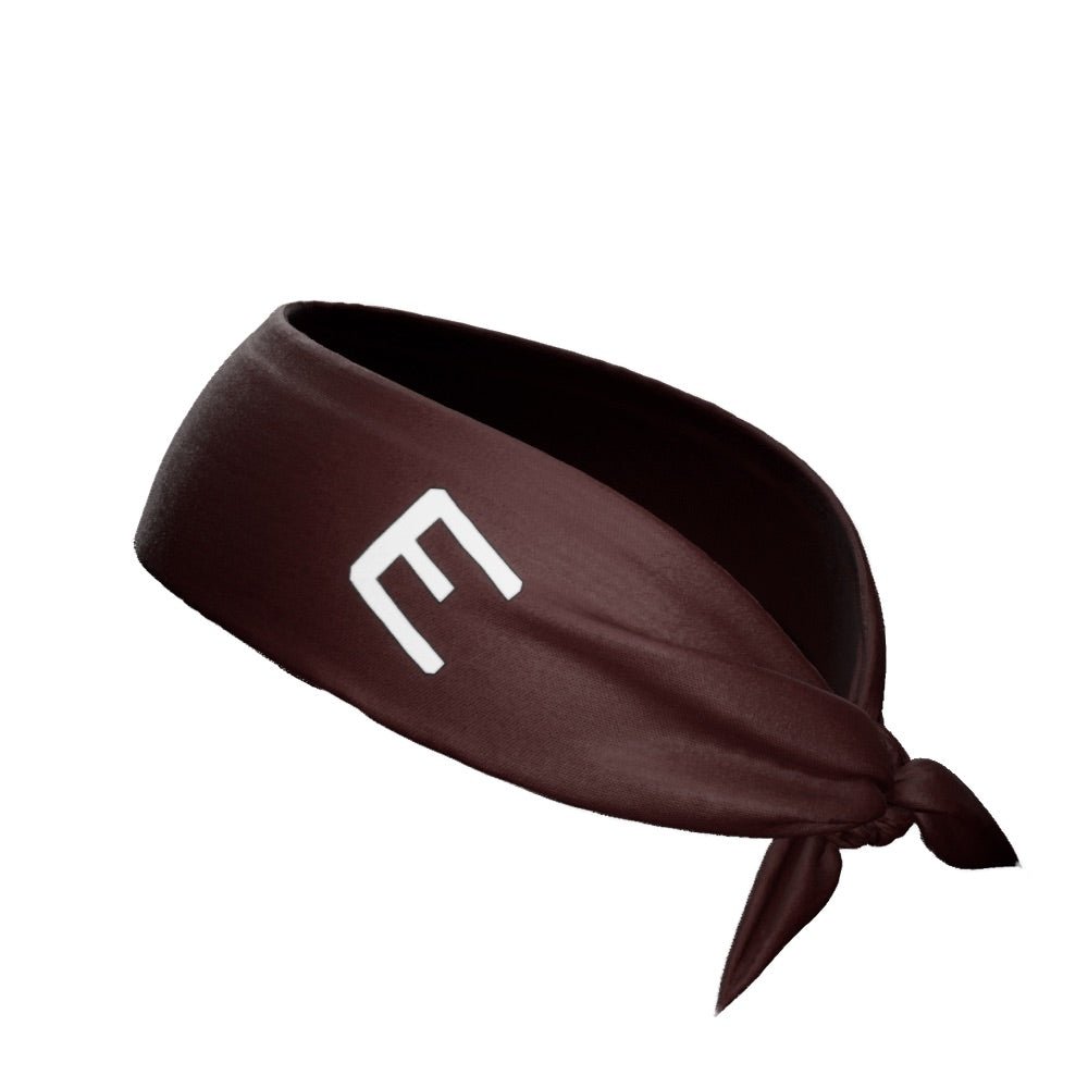 Brown Tie Headband - Maximum Velocity Sports