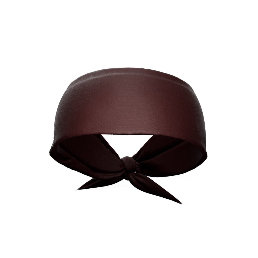 Brown Tie Headband - Maximum Velocity Sports