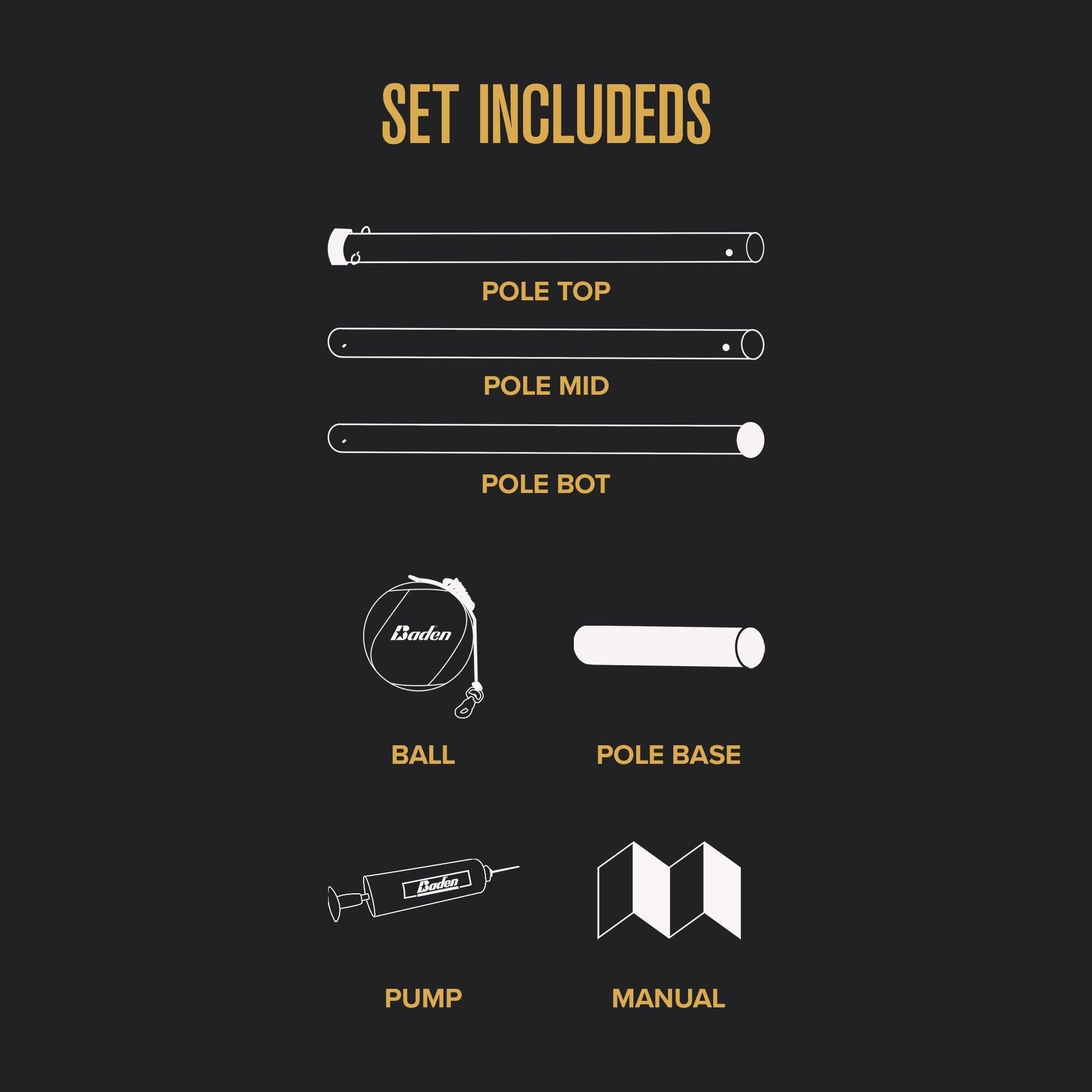 Champions Tetherball Set - Maximum Velocity Sports