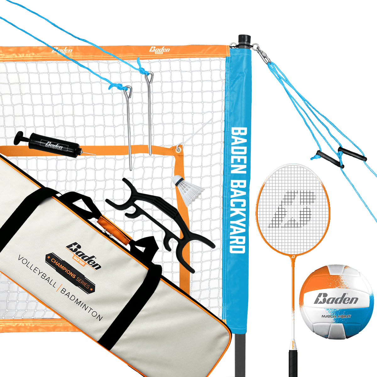 Champions Volleyball & Badminton Set - Maximum Velocity Sports