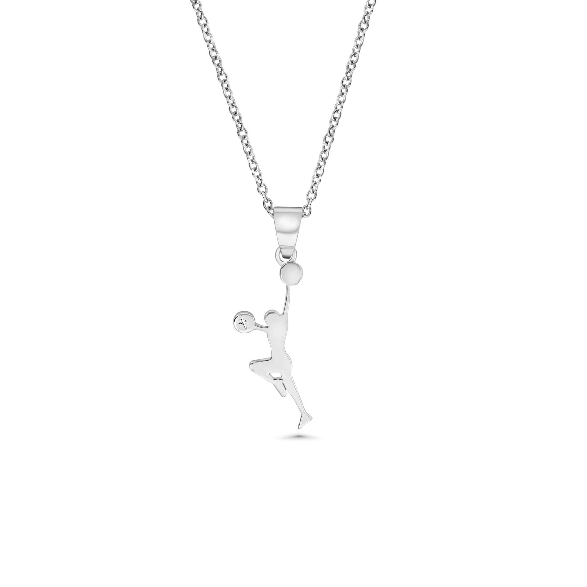 Cheerleader Pom Pom Necklace With Cross - Maximum Velocity Sports