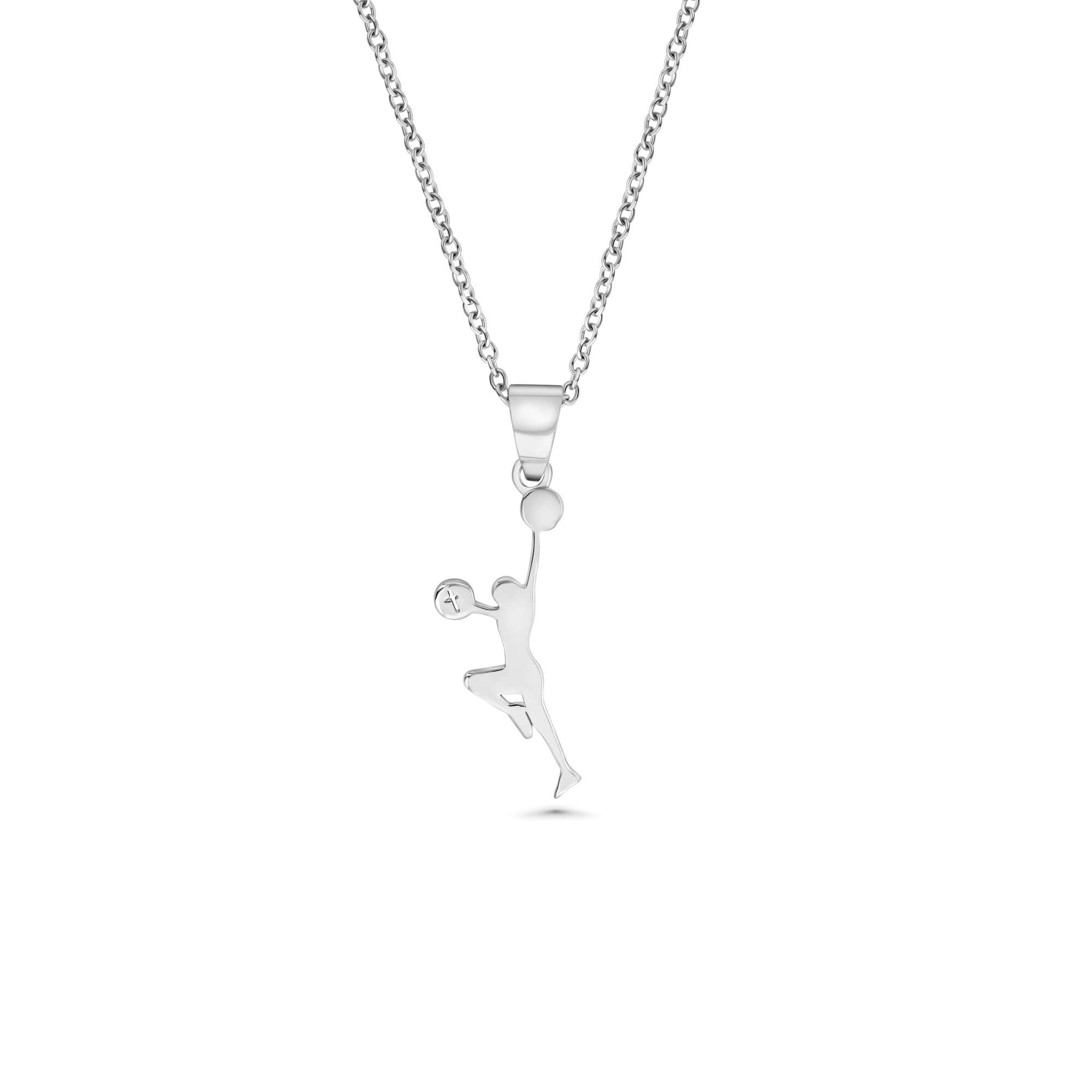 Cheerleader Pom Pom Necklace With Cross - Maximum Velocity Sports