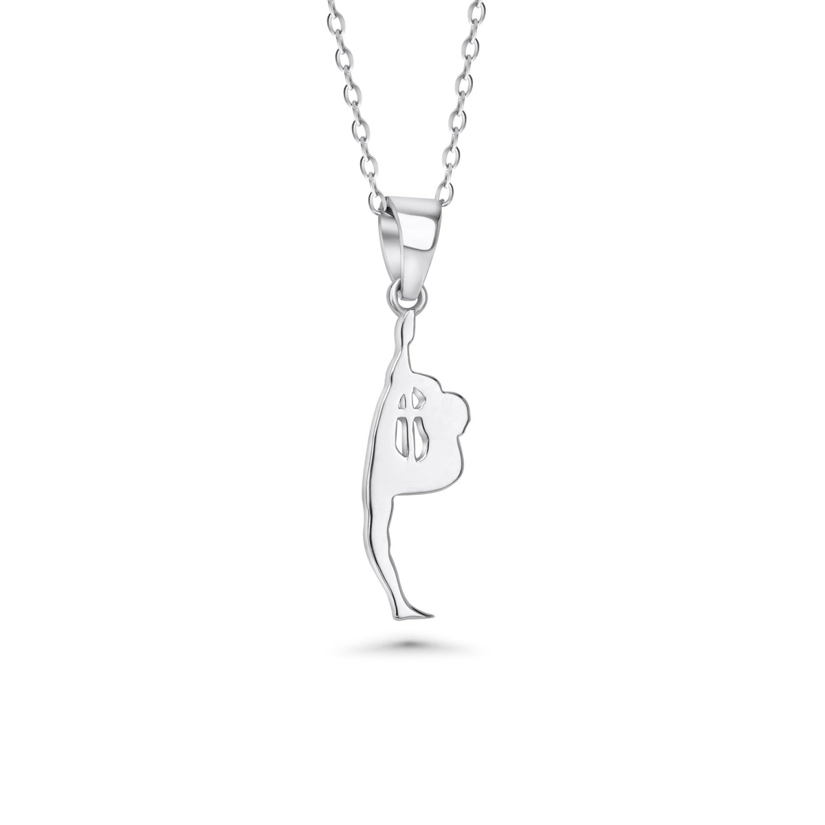 Cheerleader Scorpion Stunt Necklace With Cross - Maximum Velocity Sports