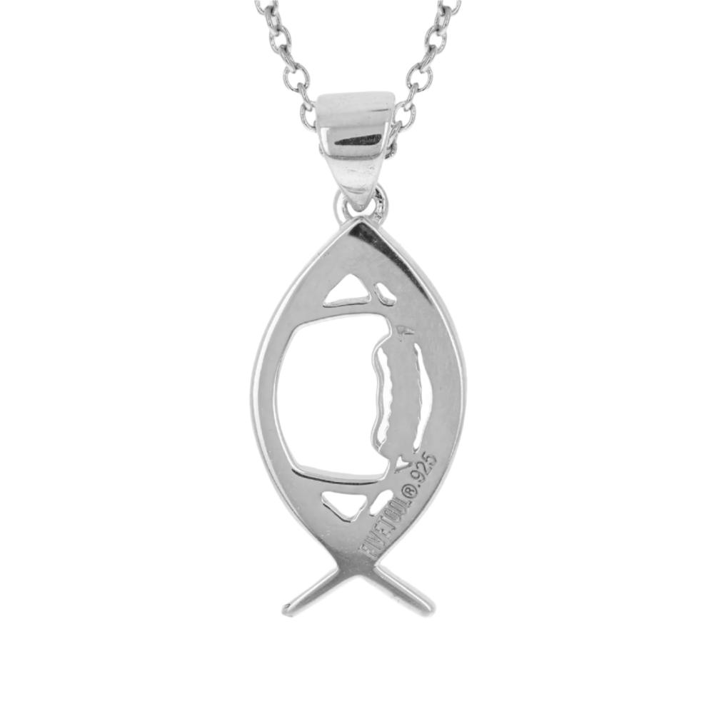 Christian Ichthys Football Necklace - Maximum Velocity Sports