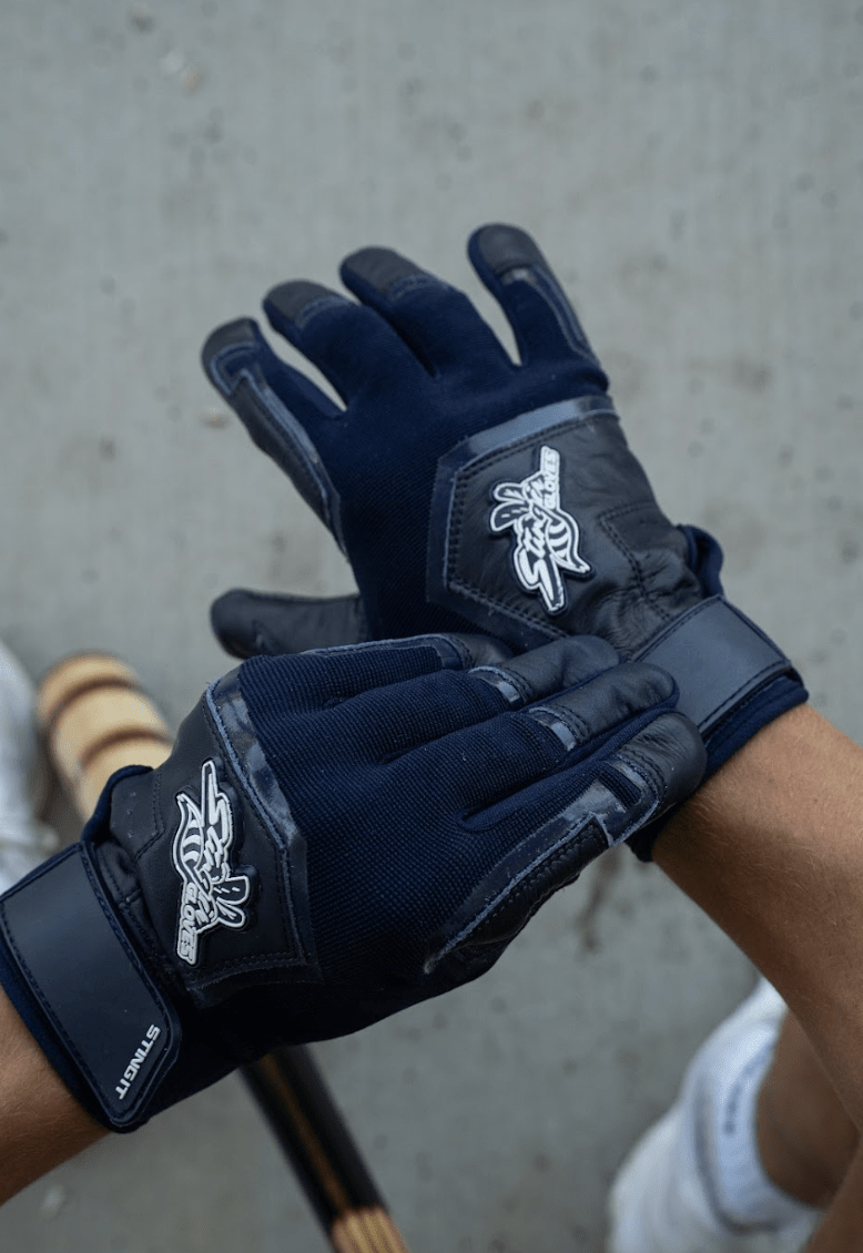 Color Crush Batting Gloves - Navy - Maximum Velocity Sports
