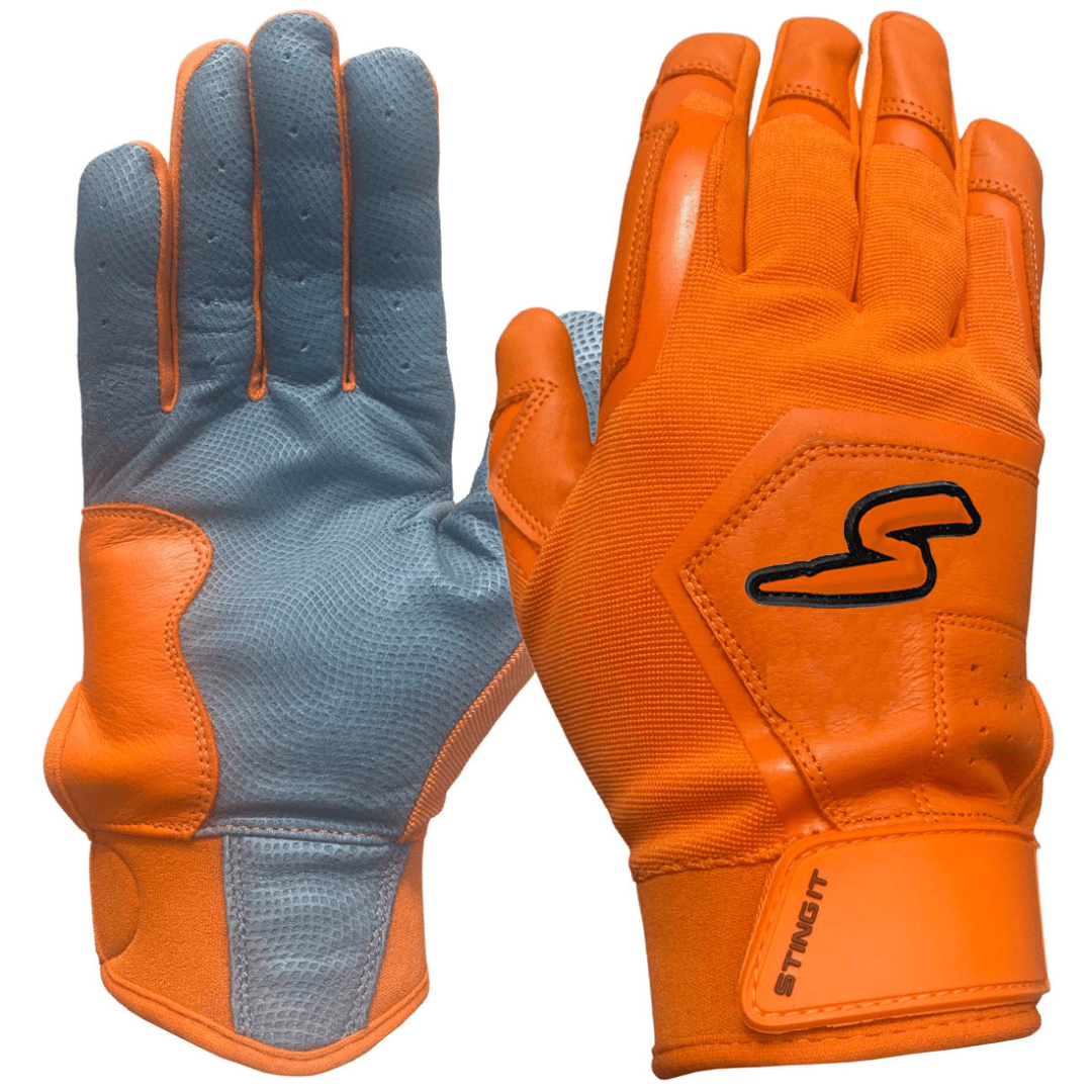 Color Crush Batting Gloves - Orange - Maximum Velocity Sports