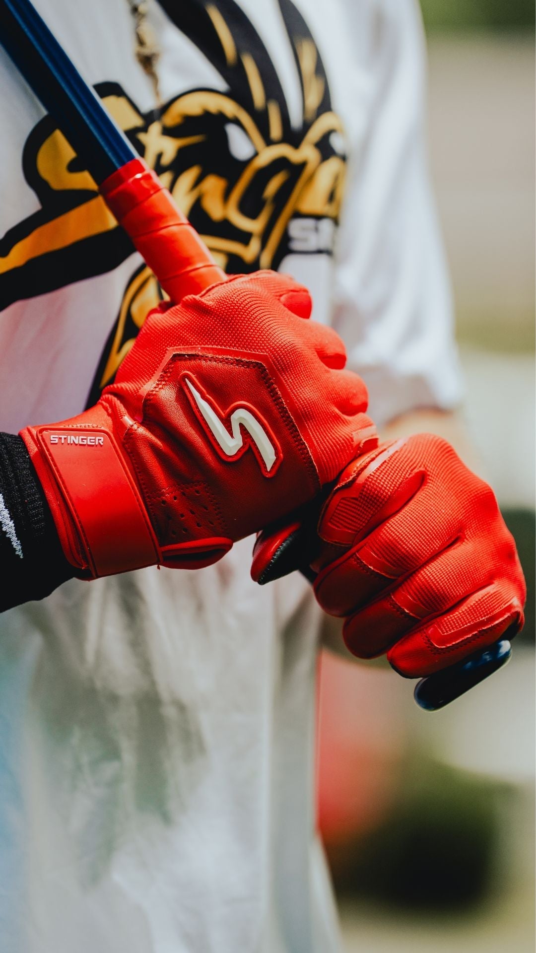 Color Crush Batting Gloves - Red - Maximum Velocity Sports
