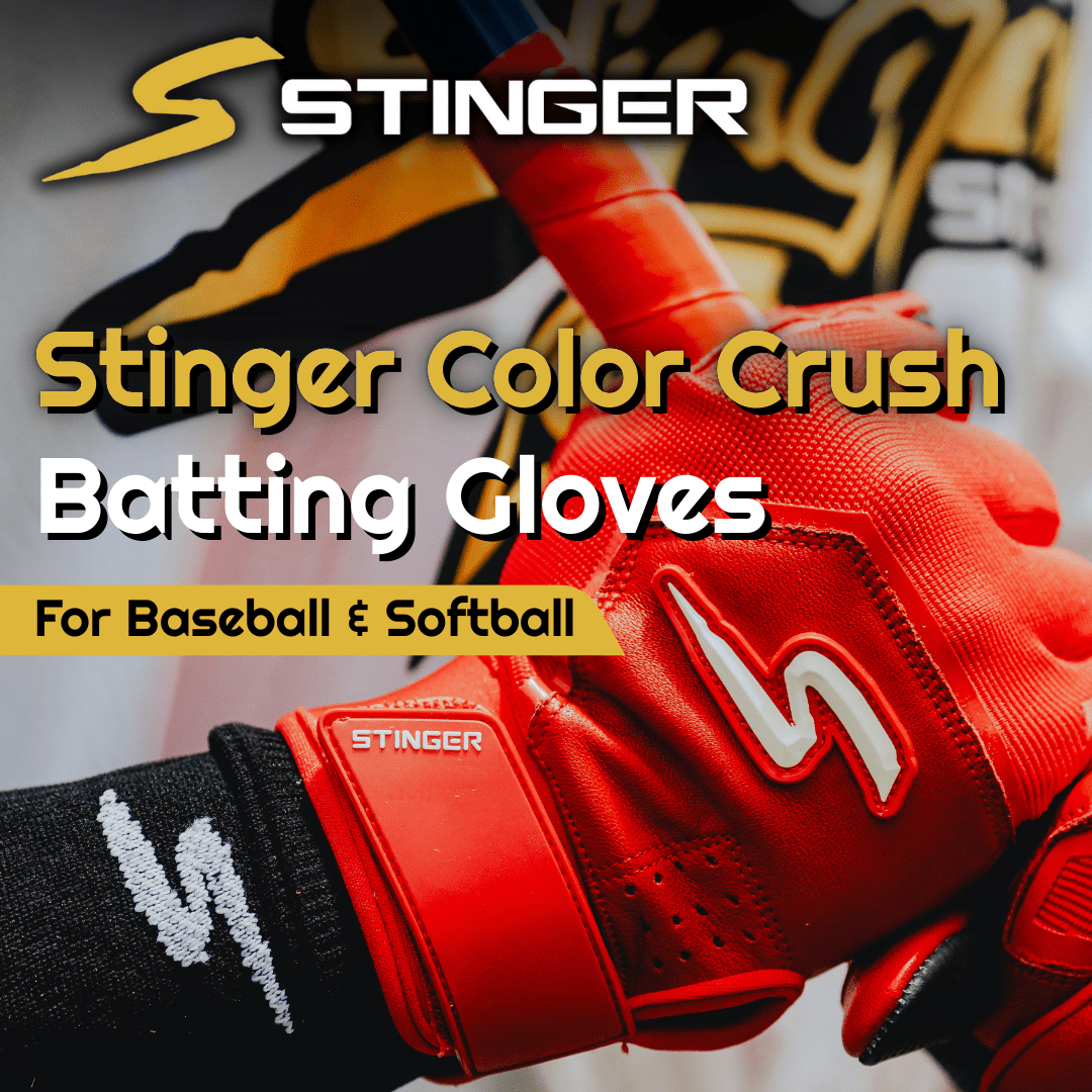 Color Crush Batting Gloves - Red - Maximum Velocity Sports