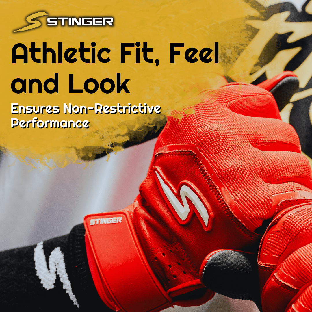 Color Crush Batting Gloves - Red - Maximum Velocity Sports