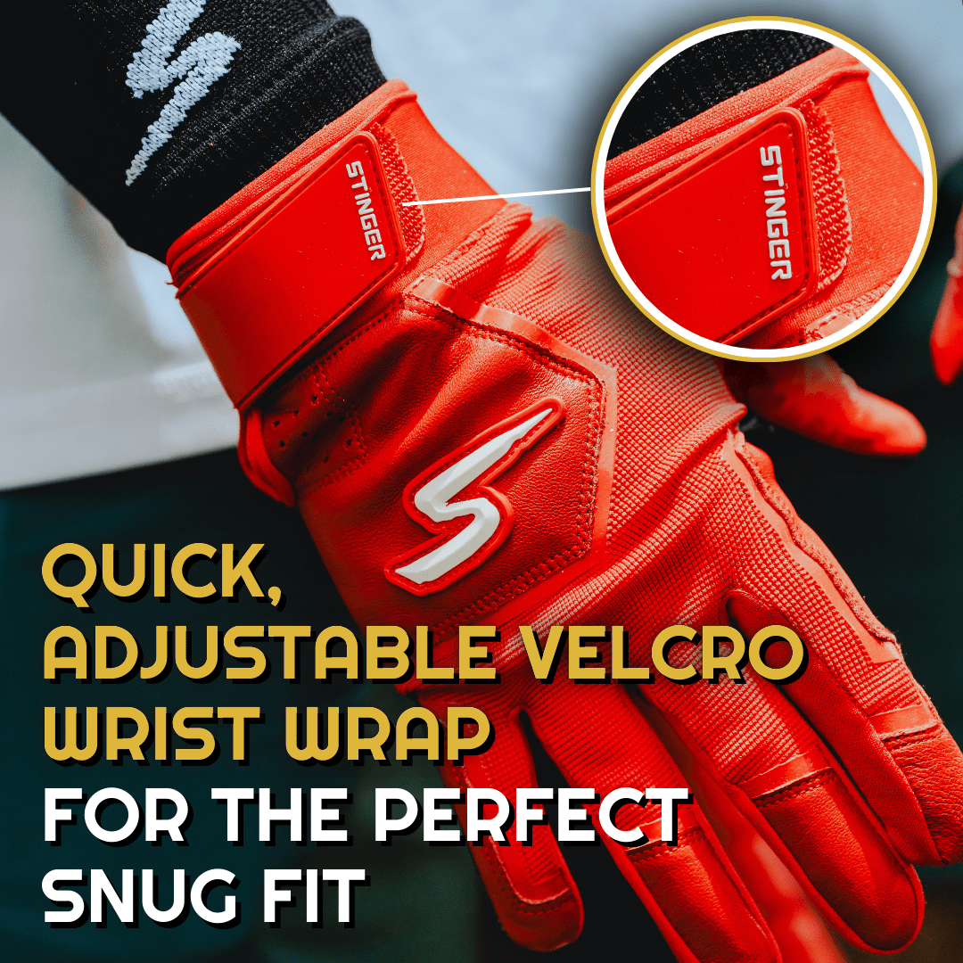 Color Crush Batting Gloves - Red - Maximum Velocity Sports