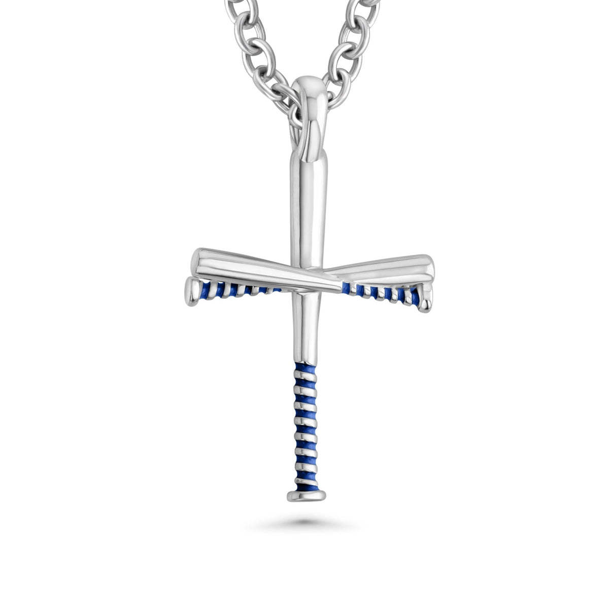 Color Grip Baseball Bat Cross Necklace - Maximum Velocity Sports