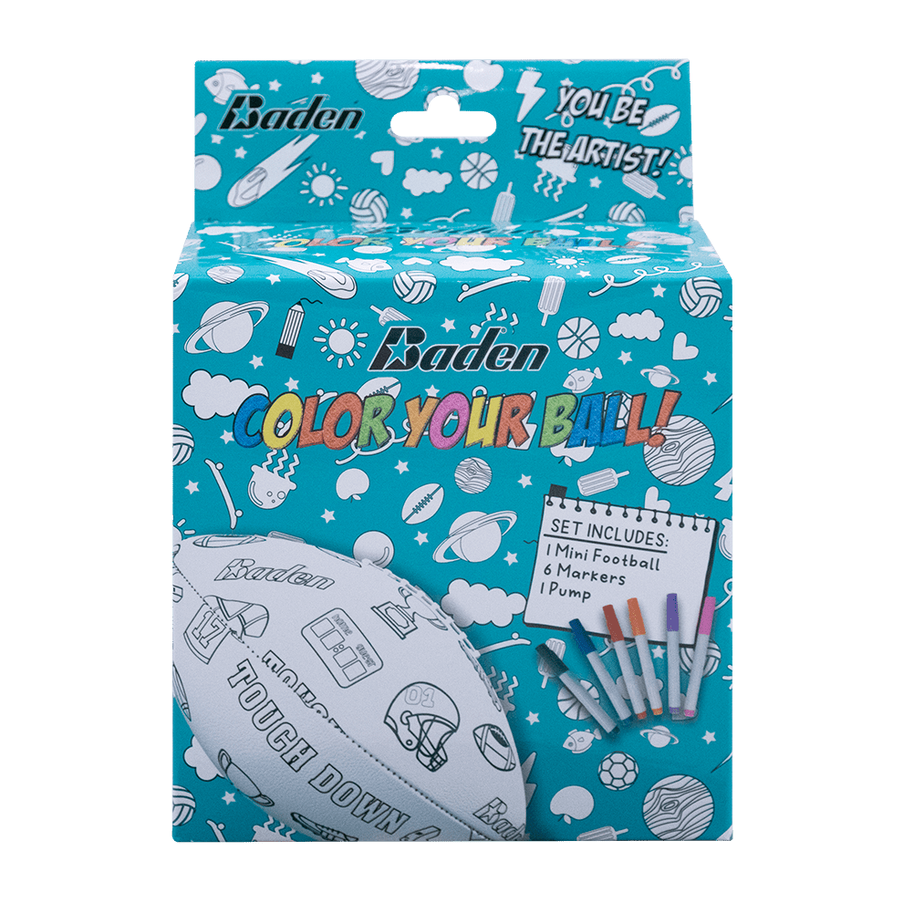 Color Your Own Mini Football - Maximum Velocity Sports