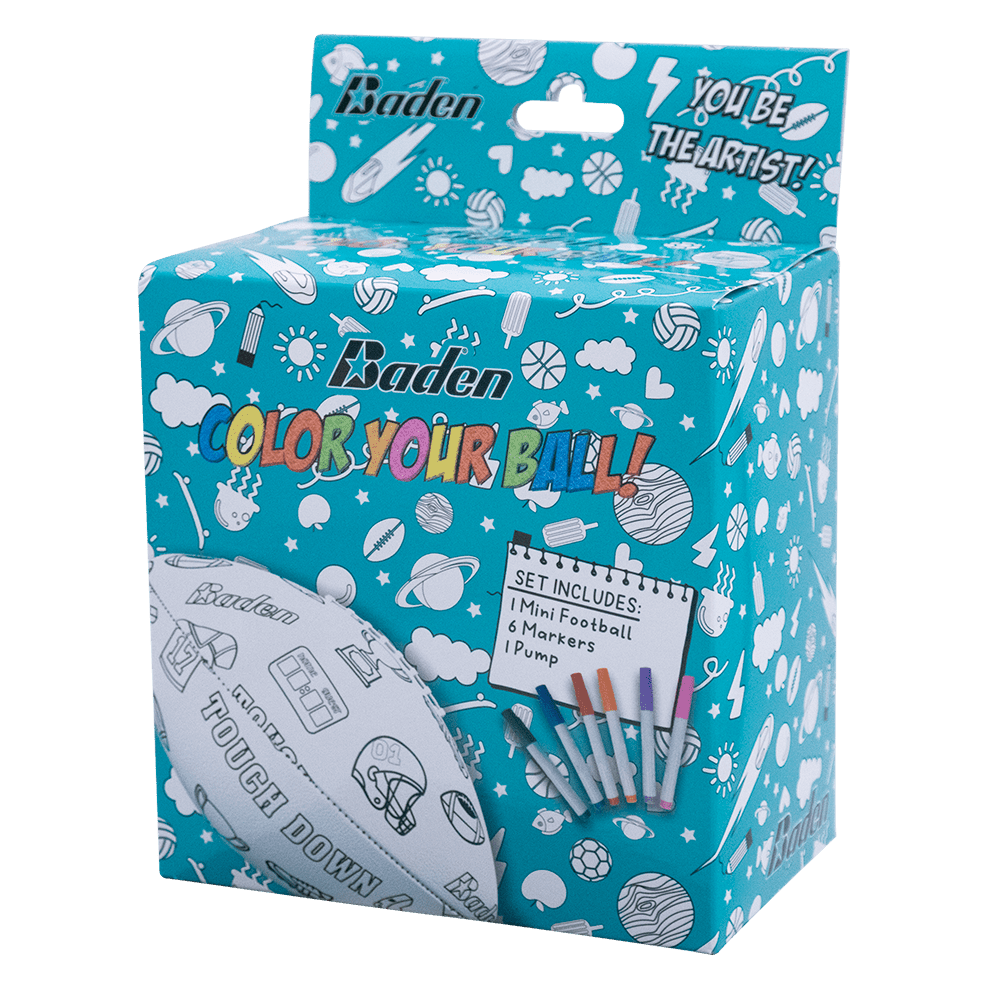 Color Your Own Mini Football - Maximum Velocity Sports