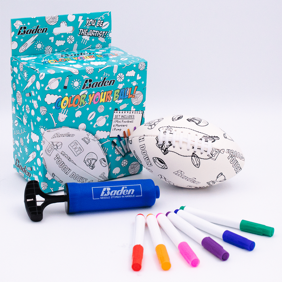 Color Your Own Mini Football - Maximum Velocity Sports
