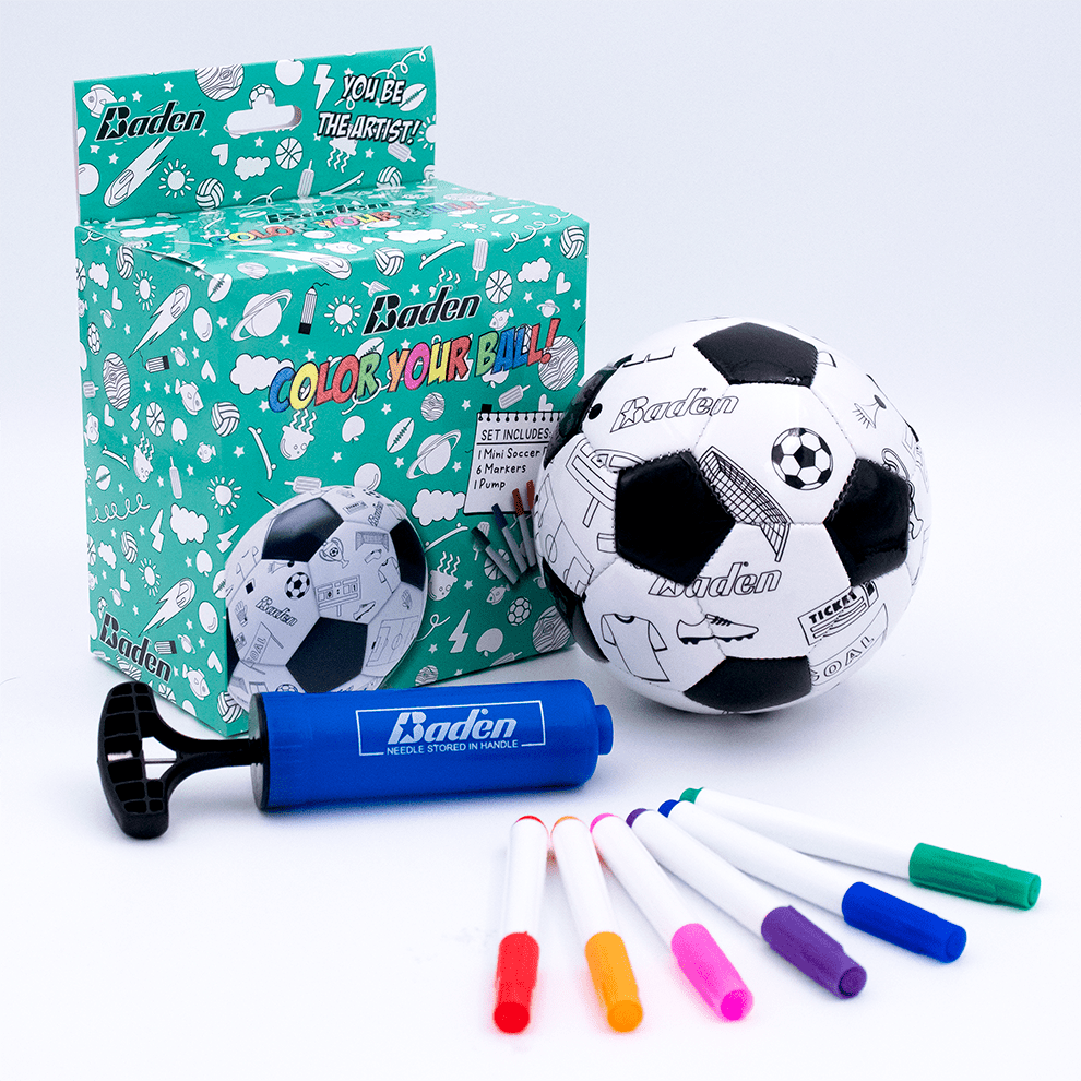 Color Your Own MINI SOCCER Ball - Maximum Velocity Sports