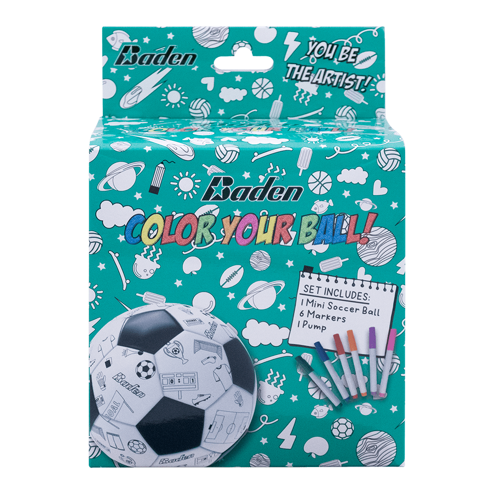 Color Your Own MINI SOCCER Ball - Maximum Velocity Sports