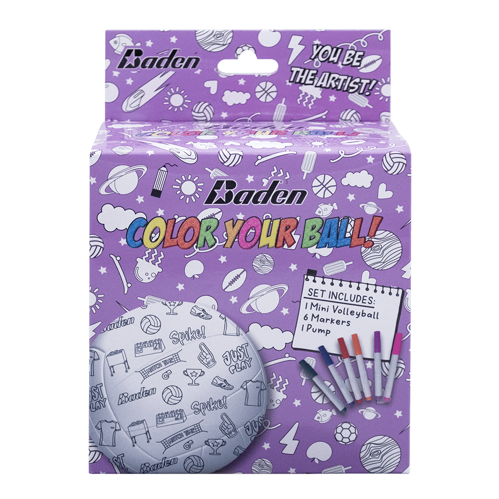 Color Your Own Mini Volleyball - Maximum Velocity Sports
