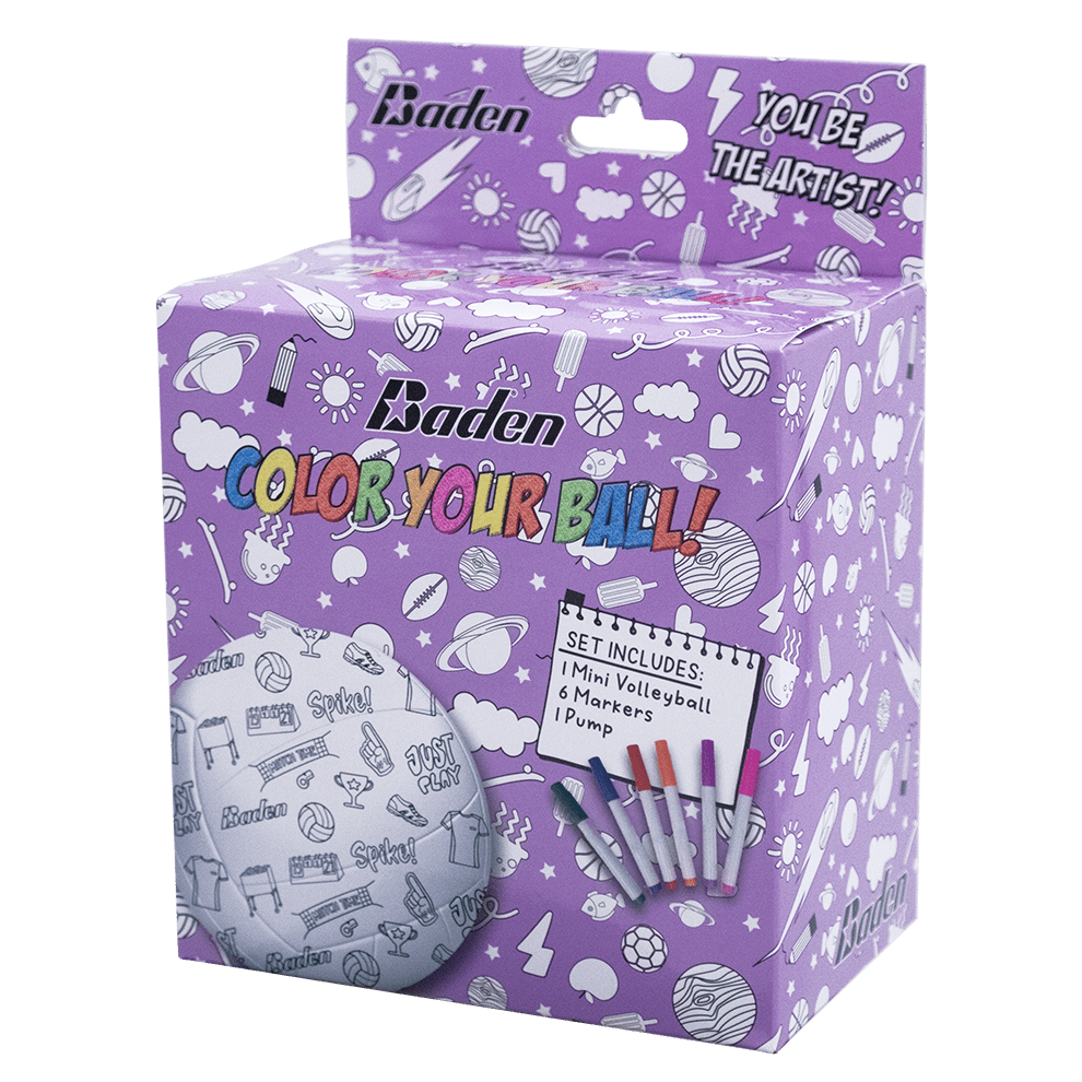 Color Your Own Mini Volleyball - Maximum Velocity Sports