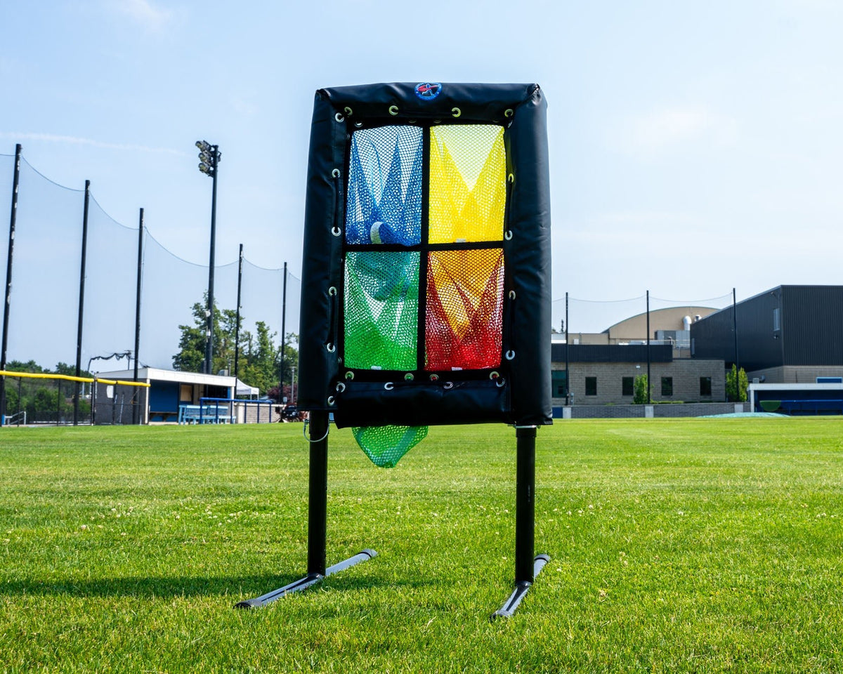 Colored 4 Hole Pitch Target - Maximum Velocity Sports