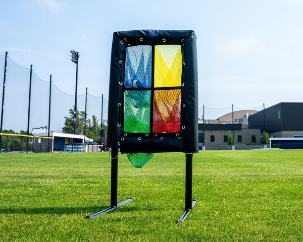 Colored 4 Hole Pitch Target - Maximum Velocity Sports