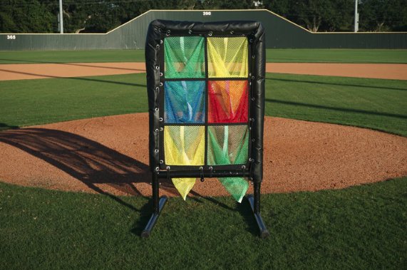 Colored 6 Hole Pitch Target - Maximum Velocity Sports